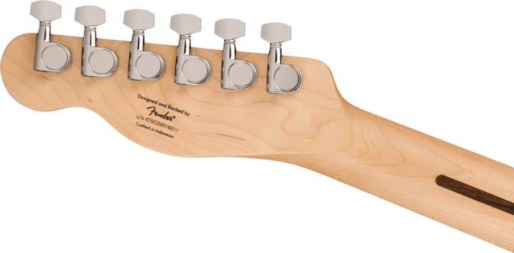 Squier Sonic® Telecaster®, Maple Fingerboard, Black Pickguard, Butterscotch Blonde