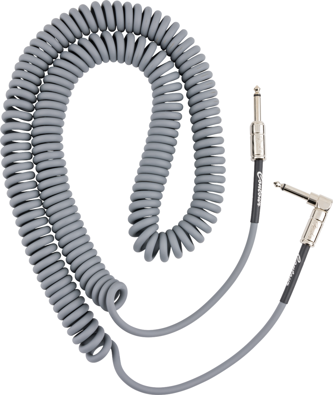 Fender Contour™ 30' Coiled Cable, Inca Silver