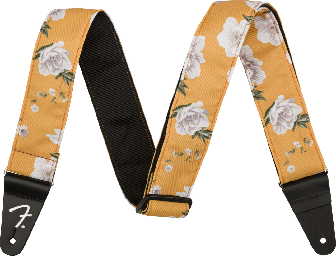 Floral Strap, Marigold, 2"