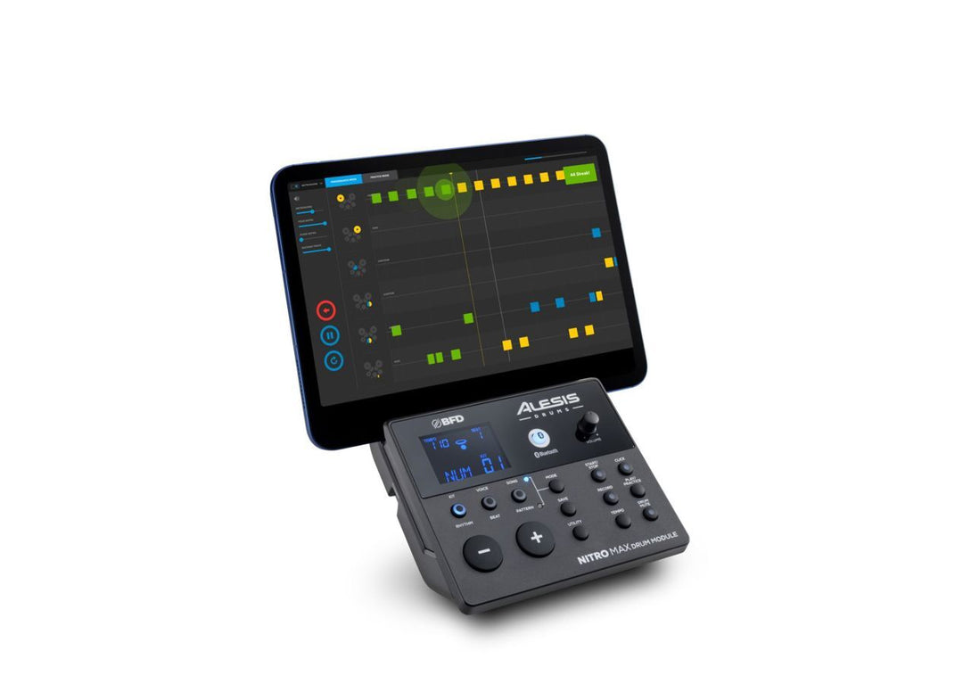 Alesis NitroMax 8 Piece Electronic Drum Kit w Mesh Heads and Bluetooth