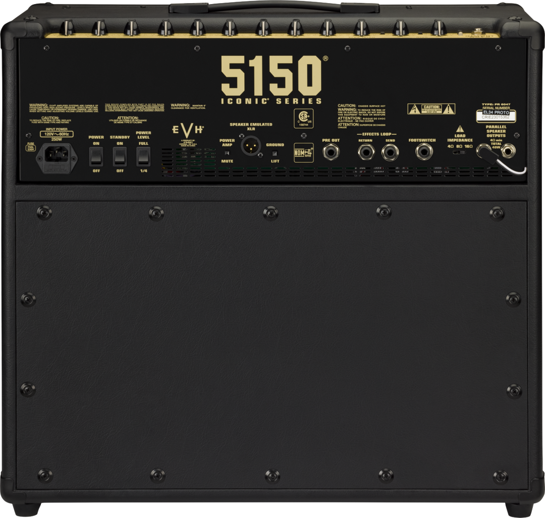 5150 Iconic 40W 112 EL34 Electric Guitar Amp Bk