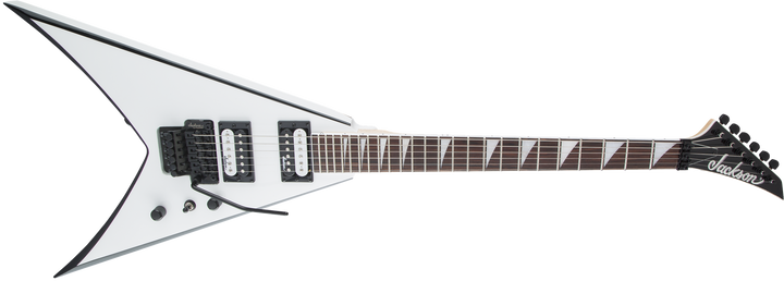 Jackson JS32 King V White with Black Bevels