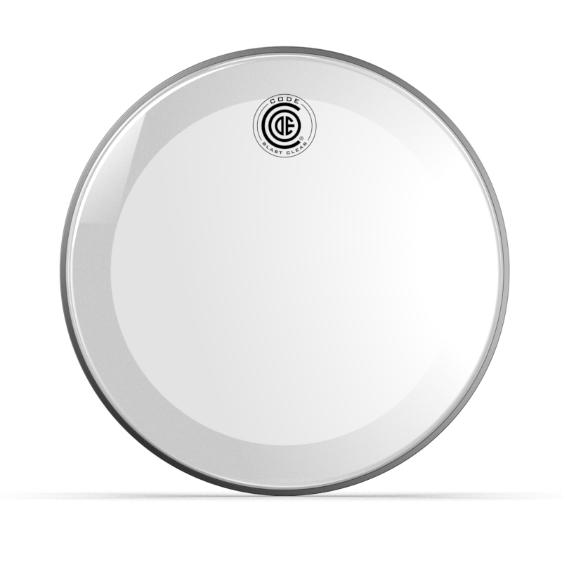 Code 22" Blast Clear Bass Drum Head