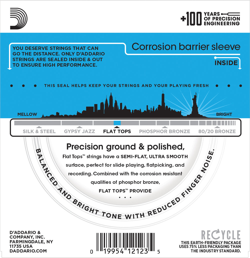 Acoustic Gtr Str Set 3D 12/53 Ph/Br W/Exp16