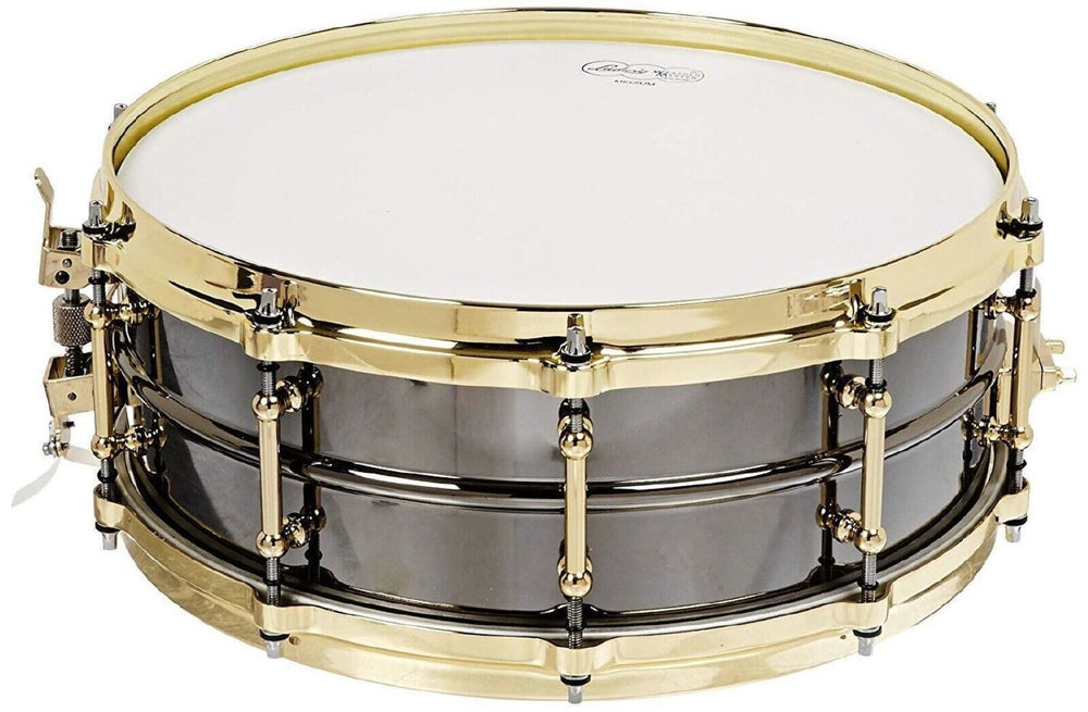 Ludwig Black Beauty 14 x 5 w/ Brass Trim