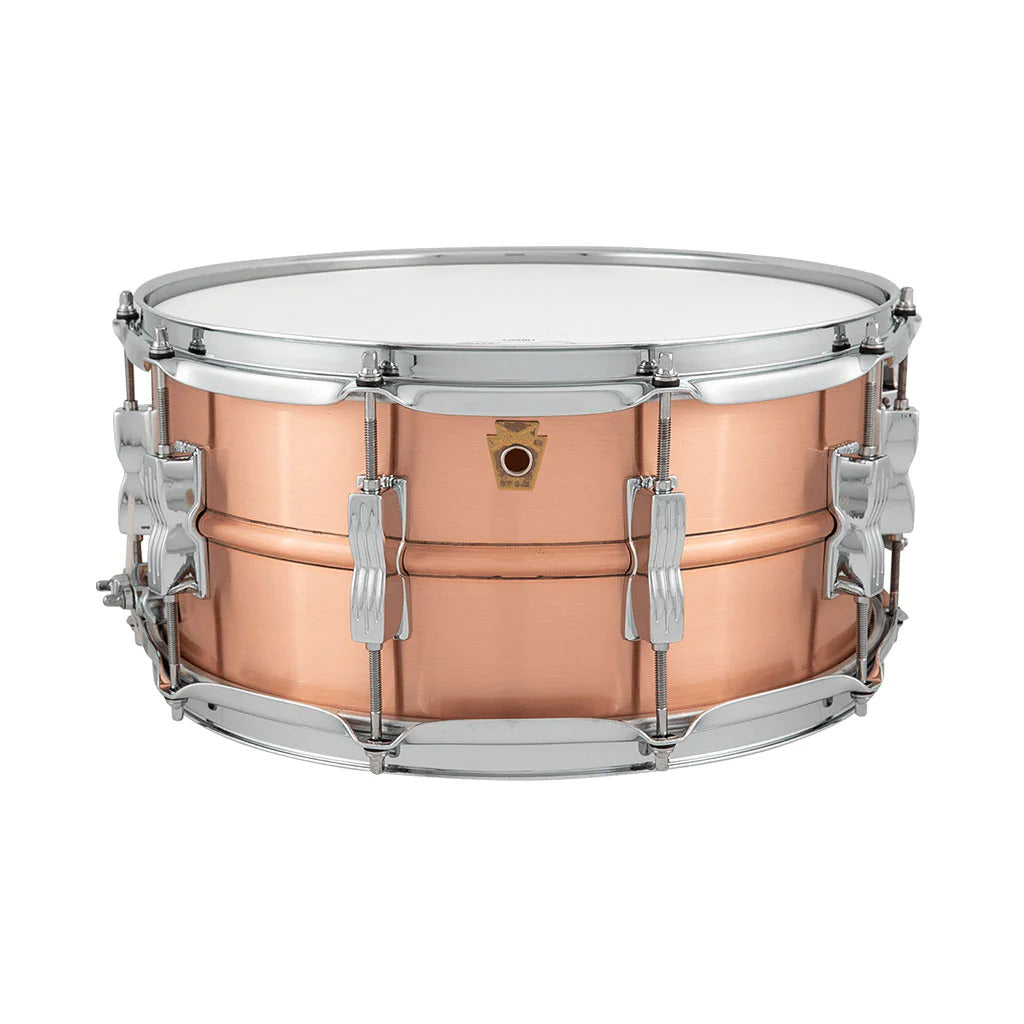 Acro Brushed Copper Snare Drum - 14" x 6.5"
