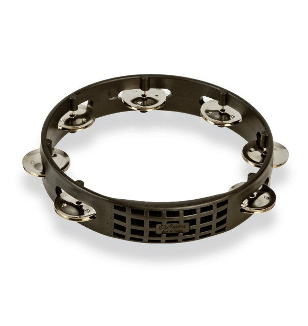 Aspire Plastic 8Inch Black Tambourine