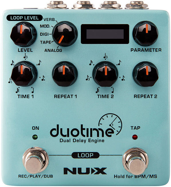 NUX NDD-6 Duo Time Dual Delay Guitar Pedal