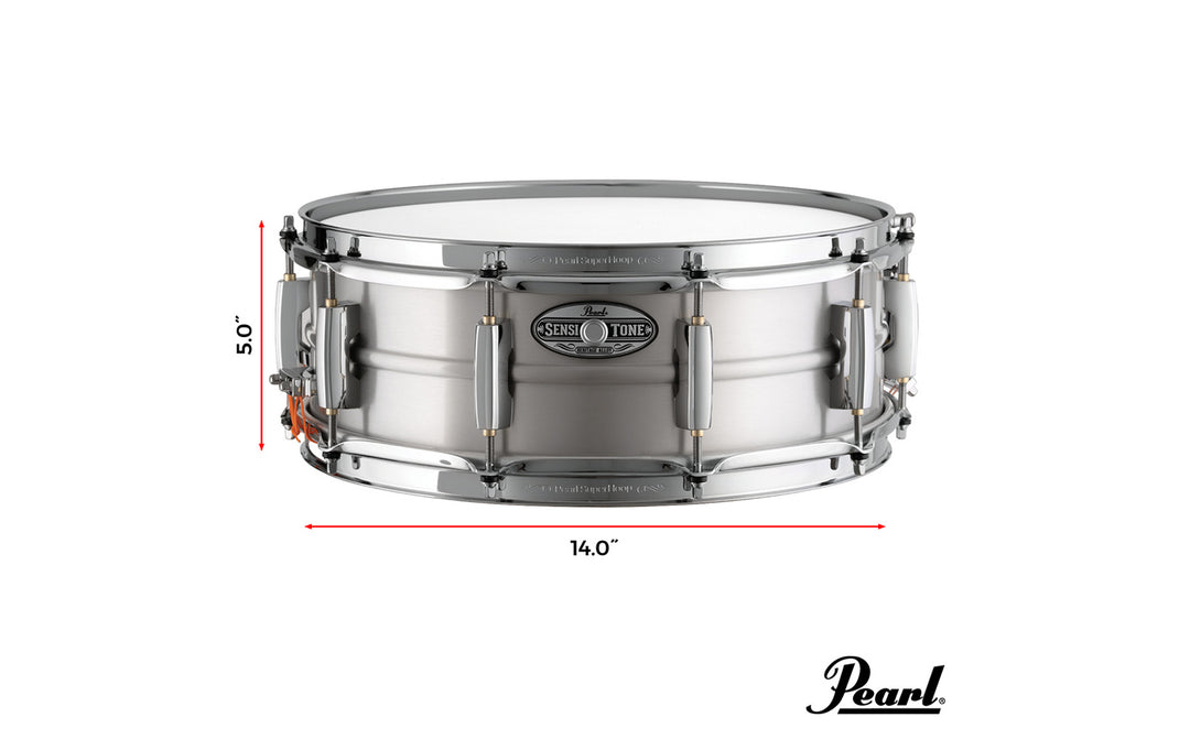 Pearl Sensitone Heritage Alloy Aluminum Snare Drum