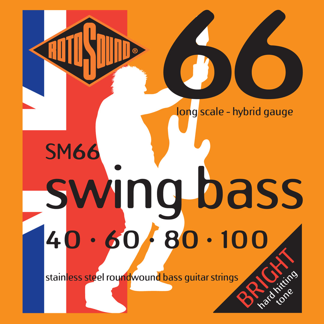 Rotosound Rsm66 Swing Bass 66 Hybrid 40 - 100 Stainless