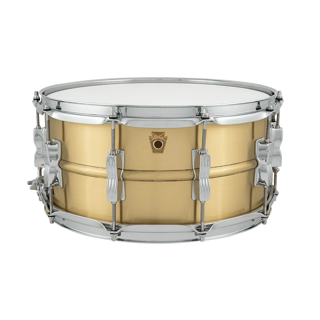 Ludwig Acro Brass 14" x 6.5" Brushed Snare Drum