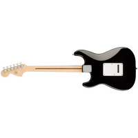 Squier by Fender Affinity Series Stratocaster Maple Fingerboard White Pickguard, Black