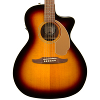 Fender Newporter Player Acoustic Guitar, Sunburst