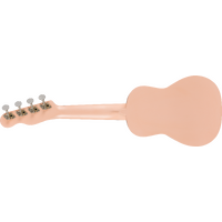 Venice Soprano Uke, Walnut Fingerboard, Shell Pink