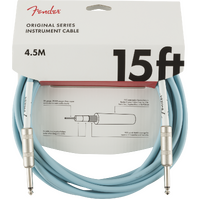 Fender Original 15' Instrument Cable Daphne Blue