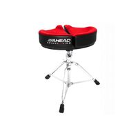Ahead 18" Spinal-G Drum Stool with Red Cloth Top
