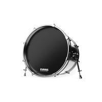 22 Inch Bass Drum Head Resonant Black