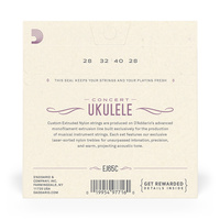Set Concert Uke Clear Nylon