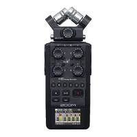 Zoom H6 Handy Recorder All Black Edition