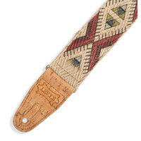 LEVY'S Vegan Hemp Printed Diamond Guitar Strap 2" Wide