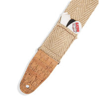 LEVY'S Vegan Hemp Guitar Strap 2" Wide