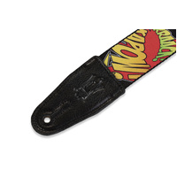 LEVY'S Polyester Comic Book Onomatopoeia Motif Guitar Strap 2" Wide