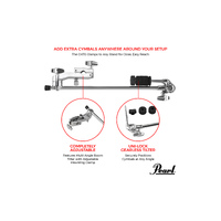 Pearl CH-70 Mini Boom Cymbal Holder with Adapter