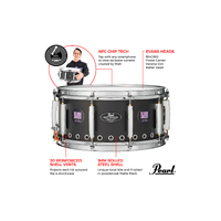 Pearl 14" x 6.5" Signature Snare Drum Matt Mcguire