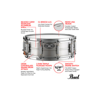 Pearl Sensitone Heritage Alloy Aluminum Snare Drum