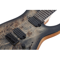 Schecter C-7 Pro Electric Guitar in Charcoal Burst