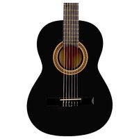 Valencia 100 Series 3/4 Classical Guitar Black