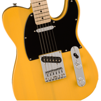 Squier Sonic® Telecaster®, Maple Fingerboard, Black Pickguard, Butterscotch Blonde