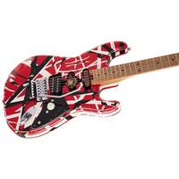 EVH Striped Series Frankie R/B/W Relic Electric Guitar