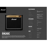 Marshall Studio 900 20W Combo 1 X 12" Speaker