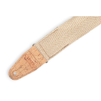 LEVY'S Vegan Hemp Guitar Strap 2" Wide
