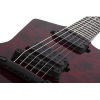 Schecter E-1 Apocalypse Explorer Shape in Red Reign