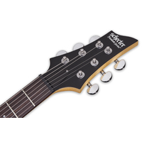Schecter C-6 Deluxe Electric Guitar in Black - Left Hand