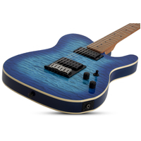 Schecter PT Pro Electric Guitar Trans Blue Burst