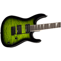 Jackson JS Series Dinky JS20 Electric Guitar Transparent Green Burst