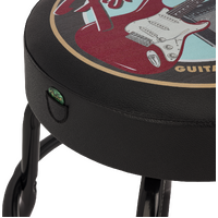 Fender® Guitars & Amps Pick Pouch Barstool, Black