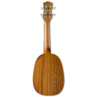 Luna Uketattoo Ukulele Pineapple Tattoo Soprano W/ Gigbag