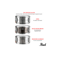 Pearl Sensitone Heritage Alloy Aluminum Snare Drum