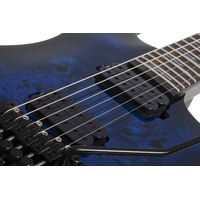 Schecter Omen Elite 6 See Through Blue Burst