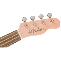Venice Soprano Uke, Walnut Fingerboard, Shell Pink