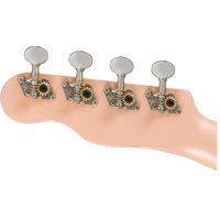 Venice Soprano Uke, Walnut Fingerboard, Shell Pink
