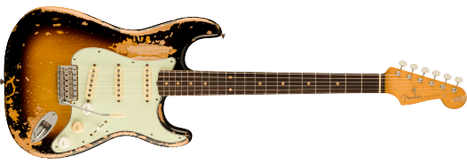 Mike McCready Startocaster - Relic'd Three Colour Sunburst