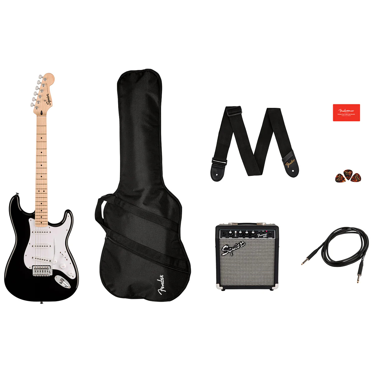 Fender Squier Sonic Strat Pack - Black