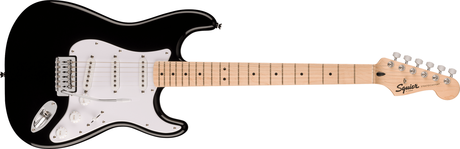Squier Sonic Stratocaster Maple Neck in Black