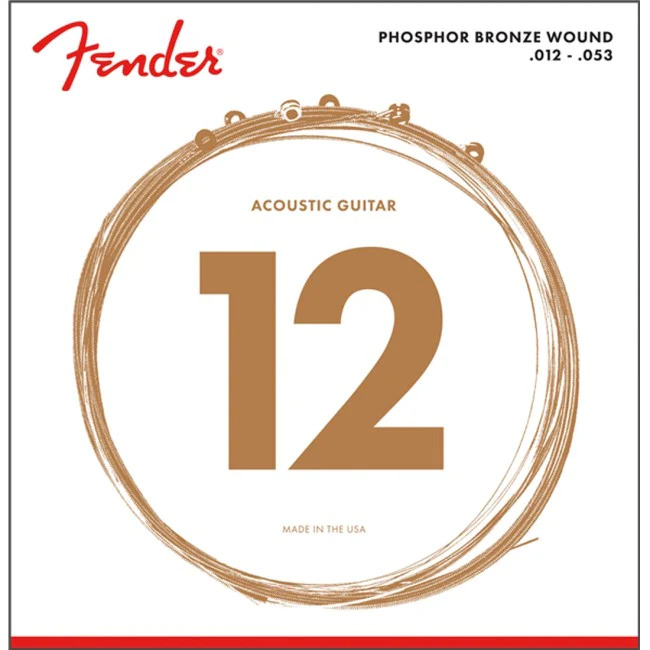 Fender 60L Phos Bronze 12-53 Acoustic Strings