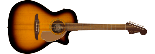 Fender Newporter Player Acoustic Guitar, Sunburst